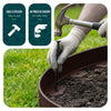 Bordure de jardin plastique flexible 10m avec piquets Marron - vuunut.com