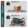 Lot de 2 Rampe de chargement pliable Charge lourde antiderapant en acier galvanise 196cm - vuunut.com