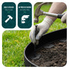 Bordure de jardin plastique flexible 10m avec piquets noir - vuunut.com