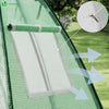 Serre de jardin hivernage dome avec bache PE 160x160x180cm Vert - vuunut.com