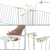 Barriere de securite cheminee pliable 3.75M 6 panneaux blanc - vuunut.com