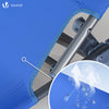 Transat pare soleil Textilene et range magazine Lot de 2 pcs Bleu - vuunut.com