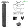 Grillage a poule avec fils 25mm en PVC gaine gris 1x50M - vuunut.com