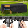 Housse salon de jardin bache de protection 420D 242x162x73cm noire - vuunut.com