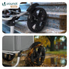 Chariot de course pliable aluminium 2 roues gris - vuunut.com