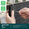 Clôture en canisse PVC 160x500cm Anthracite - vuunut.com