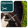Bordure de jardin plastique flexible 10m avec piquets Marron - vuunut.com