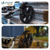 Chariot de course pliable aluminium 2 roues bleu marine - vuunut.com