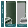 Bâche de Protection en Polyéthylène resistant et impermeable 240g/m² vert et argent 4x8m - vuunut.com