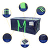 Lot 10 sacs de demenagement grand format avec sangles et poignee bleu - vuunut.com