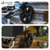 Chariot de course pliable aluminium 2 roues avec sac isotherme noir - vuunut.com