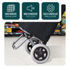 Chariot de courses 2 roues pliable 59L noir - vuunut.com