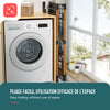 Etendoir a linge deluxe pliable grande capacite 173x94x123cm style bois noir - vuunut.com
