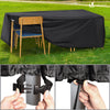Housse salon de jardin bache de protection 420D 213x132x73cm noire - vuunut.com