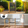 Sechoir a linge etendoir deluxe pliable Grande capacite sechage style bois noir - vuunut.com