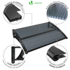 Auvent de porte marquise 120x80 cm en Polycarbonate anti UV Anthracite - vuunut.com