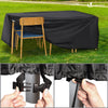 Housse salon de jardin bache de protection 420D 180x120x73cm noire - vuunut.com
