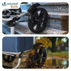 Chariot de course pliable aluminium 2 roues avec sac isotherme bleu marine - vuunut.com