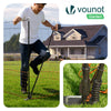 Kit cloture filet a poules PE avec piquets 12m orange - vuunut.com