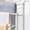 Porte serviettes sur pied autoportant 3 niveaux blanc - vuunut.com