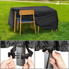 Housse salon de jardin bache de protection 420D 135x135x73cm noire - vuunut.com