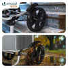 Chariot de course pliable aluminium 2 roues avec sac isotherme gris - vuunut.com