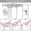 Barriere de Securite porte et escalier 88-96cm blanc pour animaux - vuunut.com