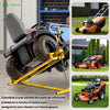 Leve tracteur Tondeuse Supporte 400 kg max Jaune - vuunut.com
