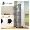 Sechoir a linge etendoir extensible 4 Niveaux 190x64x170cm gris - vuunut.com