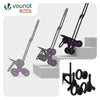 Chariot de courses pliable monte escalier style oxford noir - vuunut.com