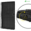 Cage pour chien pliable avec 2 portes verrouillable plateau amovible 107x70x78cm - vuunut.com