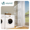 Sechoir a linge etendoir renforce 4 niveaux 125x62x173cm blanc - vuunut.com