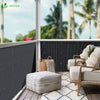 Canisse PVC brise vue ultra renforce avec attaches de fixation 90x300cm gris - vuunut.com