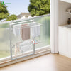 Étendoir à linge mural suspendu pliable Blanc - vuunut.com