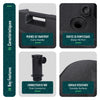 Pied de parasol sable et eau pour mat 38/48mm 22L HDPE noir - vuunut.com