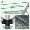 Etendoir a Linge Exterieur Rotatif avec housse de protection et Surface etendage 50m Argent Vert - vuunut.com