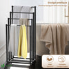 Porte serviettes sur pied autoportant 4 niveaux noir - vuunut.com