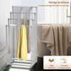 Porte serviettes sur pied autoportant 4 niveaux blanc - vuunut.com