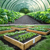 Toile de paillage contre les mauvaises herbes 50Mx2M avec 100 piquets Anti-UV 100g/m2 - vuunut.com