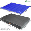 Matelas panier pour chien avec tapis gel rafraichissant amovible 90x68cm - vuunut.com