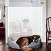 Barriere de securite retractable HAUTE 180x96cm blanc - vuunut.com