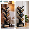 Bibliotheque Arbre etagere a Livres 38x19x113cm Noir - vuunut.com