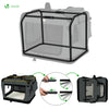 Sac transport pliable chien chat caisse cage portable 50x35x36cm gris - vuunut.com
