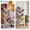 Bibliotheque Arbre etagere a Livres 38x19x113cm Blanc - vuunut.com