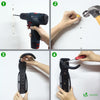 Lot de 4 supports de velo mural rangement suspendu noir - vuunut.com
