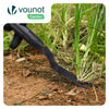 Desherbeur manuel avec Fourchette à main Extracteur de mauvaises herbes longue manche 100 cm - vuunut.com