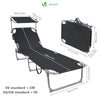 Transat pare soleil Lot de 2 pcs Noir - vuunut.com