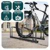 Ratelier range velo acier mural et sol 3 vélos Noir - vuunut.com