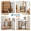 Barriere de securite a pression sans percage Largeur 88-96cm Metal noir - vuunut.com