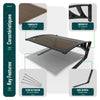 Garage de tondeuse robot Abri 82x80x46 cm Renfort Alu marron - vuunut.com